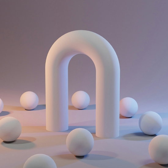 Dev Tech Solutions | an image showing white 3D objects