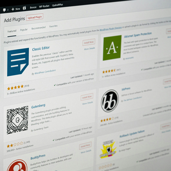 Dev Tech Solutions | a variety of plugins displayed on a screen