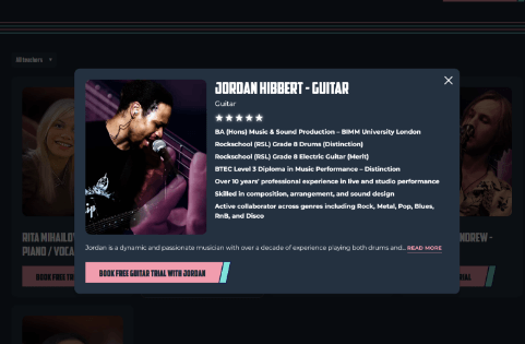 Dev Tech Solutions | Live Online Music Lessons teacher expanded card