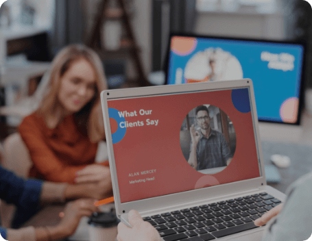 Dev Tech Solutions | Flat lay of website design materials, colour swatches, and layout samples arranged on a desk during the planning stage.